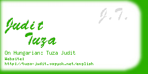 judit tuza business card